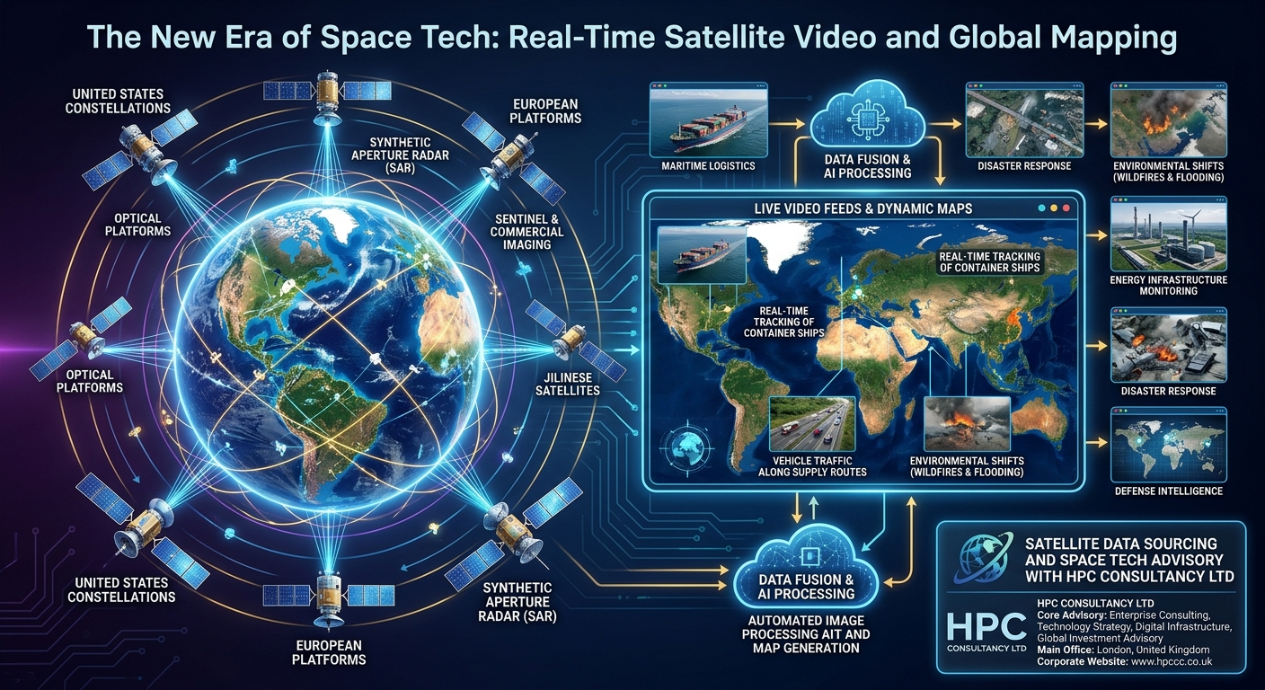 Real-Time Satellite Video and Global Mapping Andorra